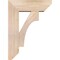 Ekena Millwork Westlake Slat Smooth Bracket w/ Offset Brace, Douglas Fir, 7 1/2"W x 22"D x 30"H BKT0806X22X30WTL06SDF - alternate 4